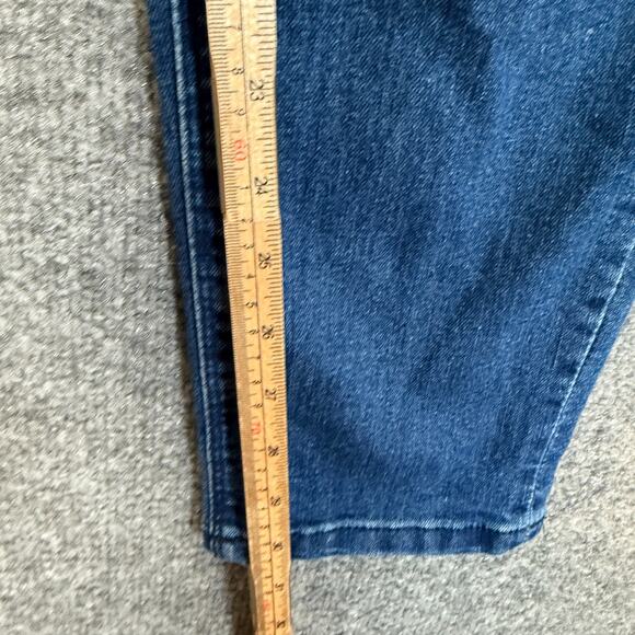 Curve Appeal Jeans Womens 30 Blue Medium Wash Stretch Skinny Casual - Picture 5 of 10